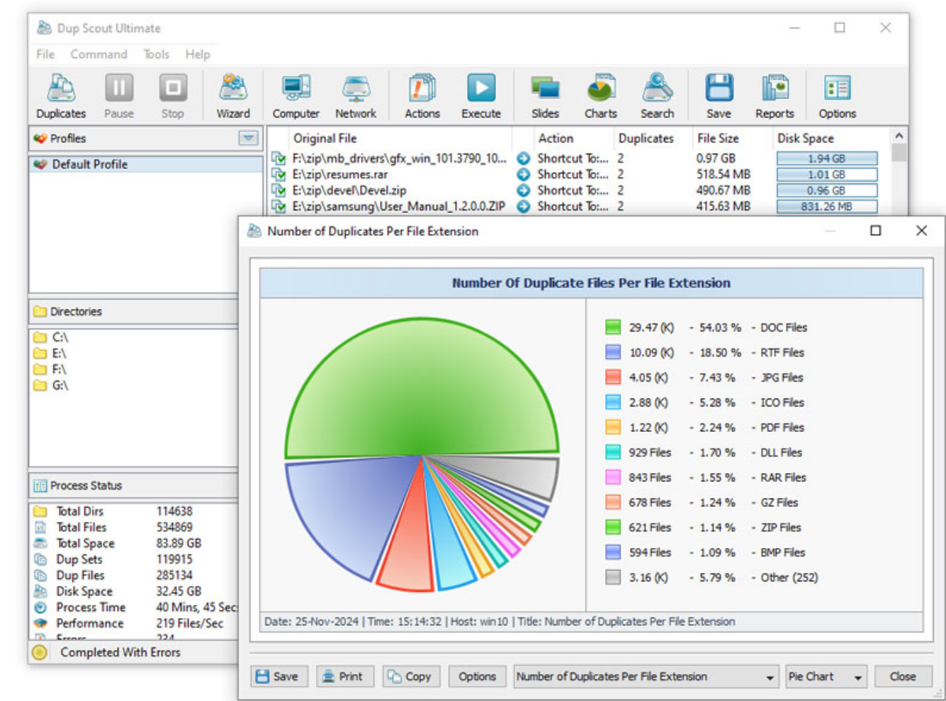 Dup Scout screenshot