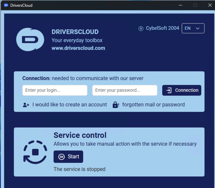 DriversCloud screenshot