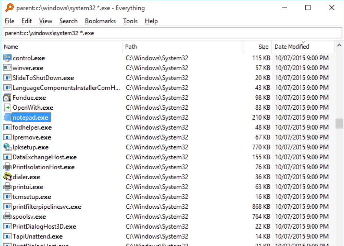 Everything screenshot
