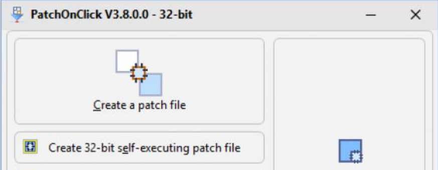 PatchOnClick screenshot