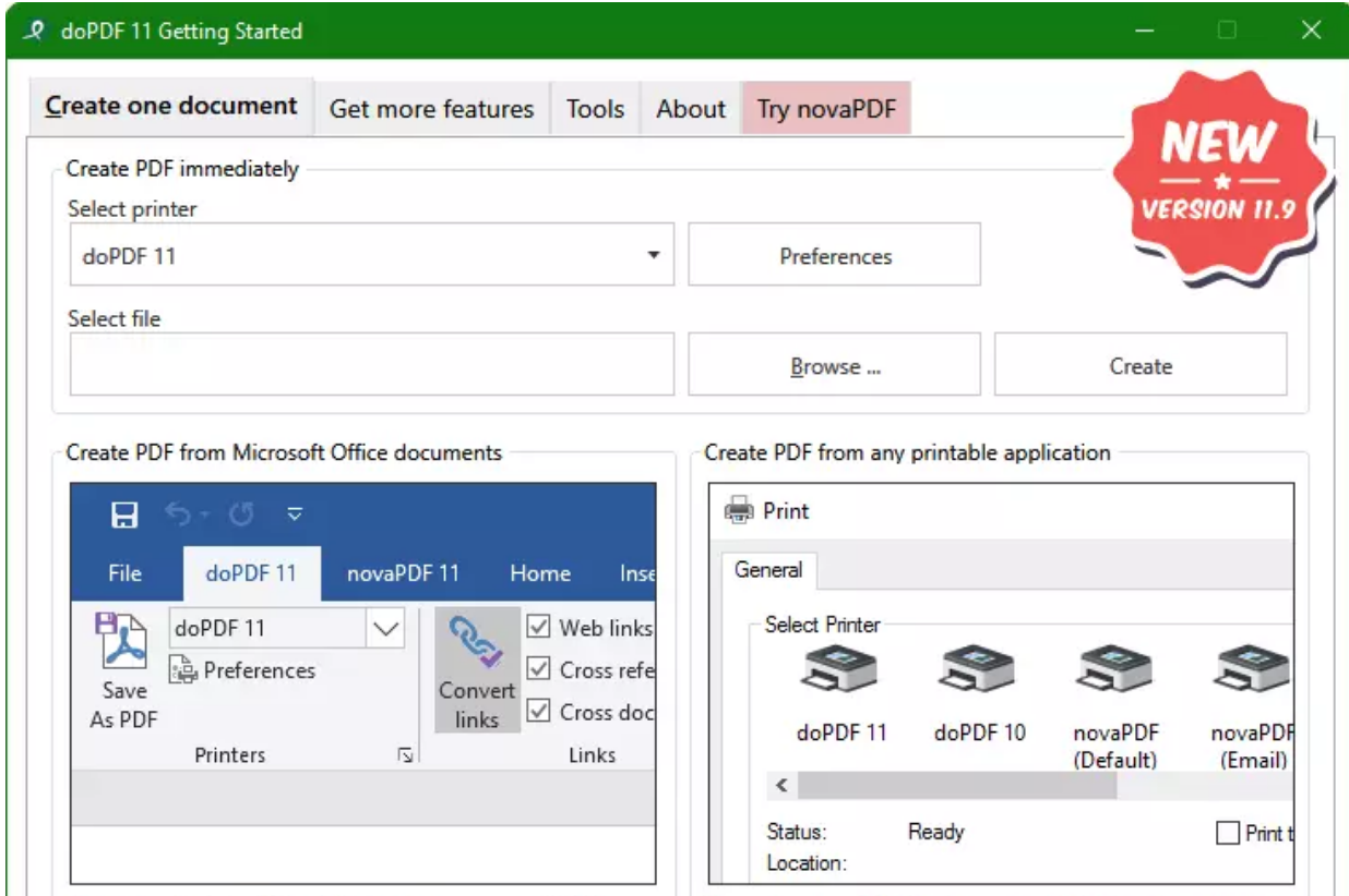 doPDF screenshot