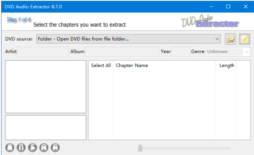DVD Audio Extractor screenshot