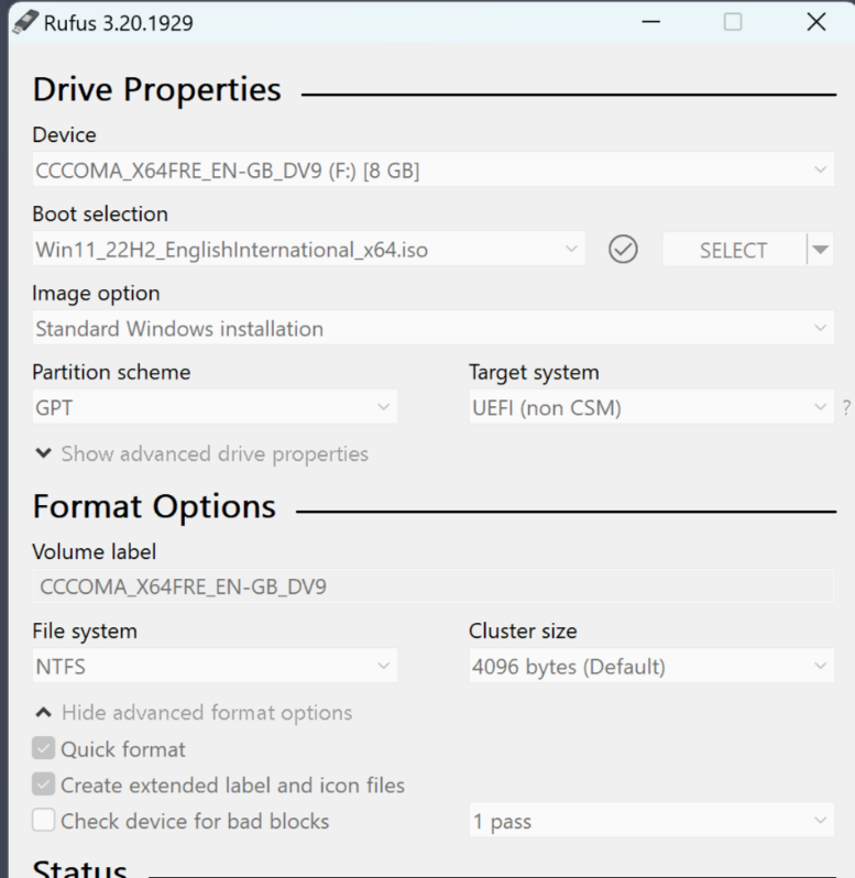FlashBoot Utility screenshot