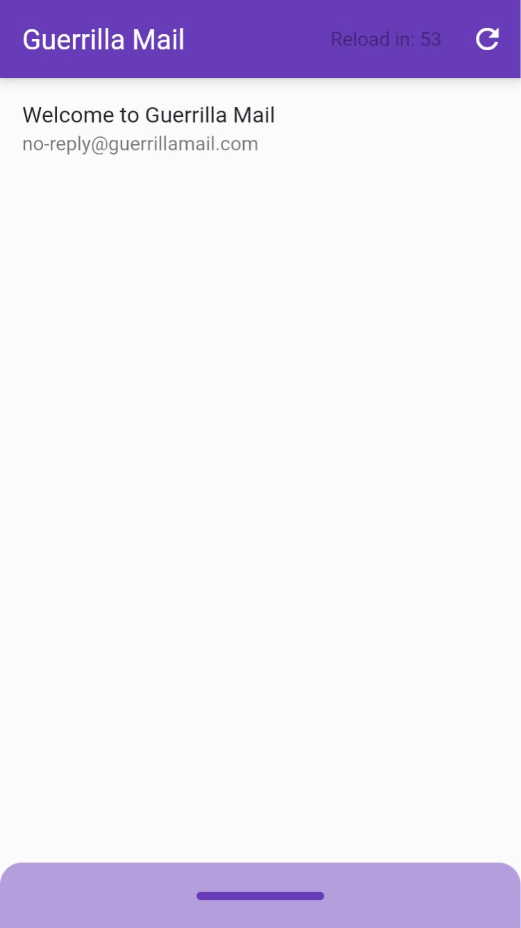 Guerrilla Mail screenshot