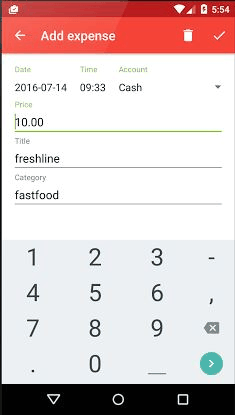Money Tracker screenshot