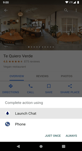 Launch Chat screenshot