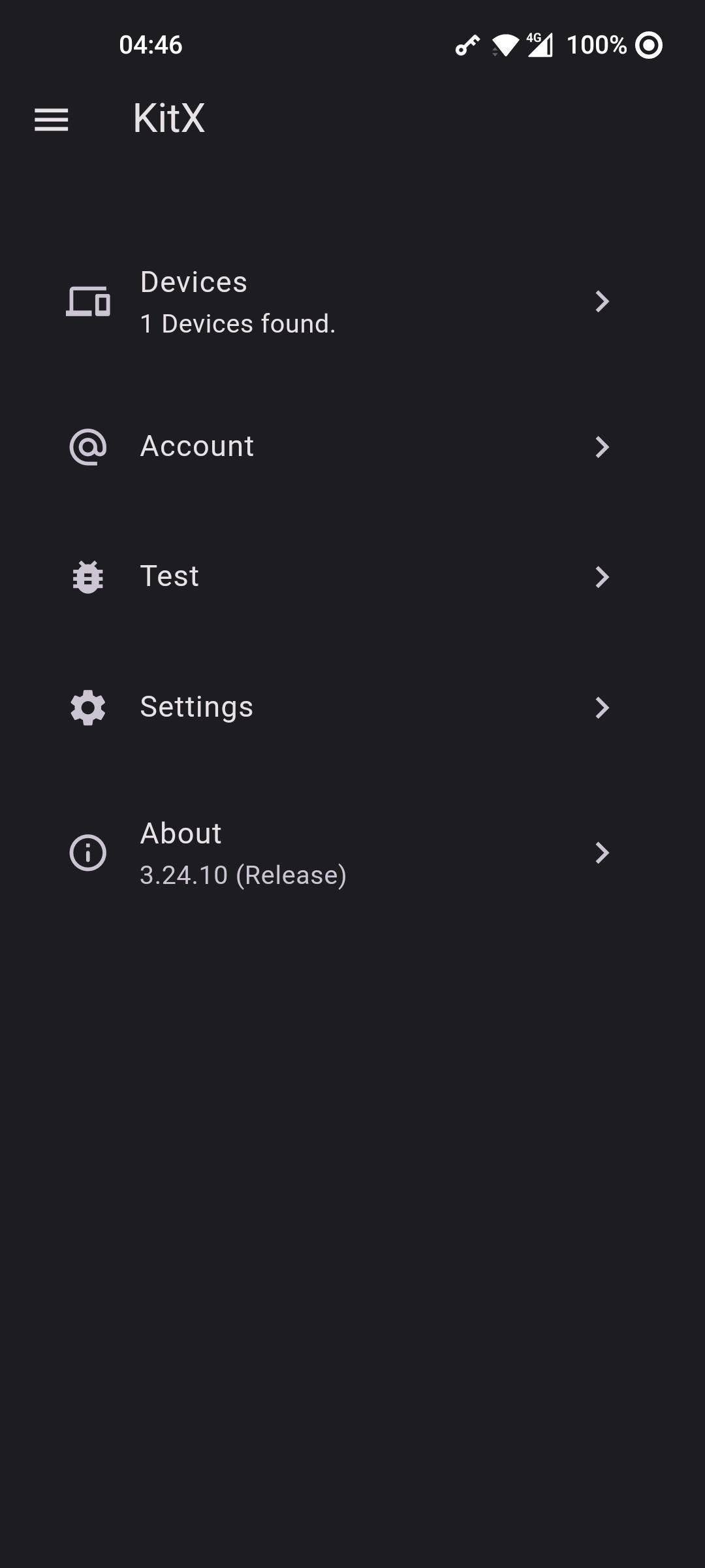 ﻿KitX Mobile screenshot