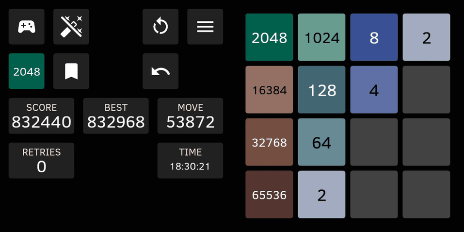2048 Open Fun Game screenshot
