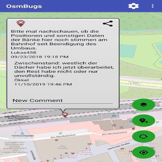 OSMBugs  screenshot