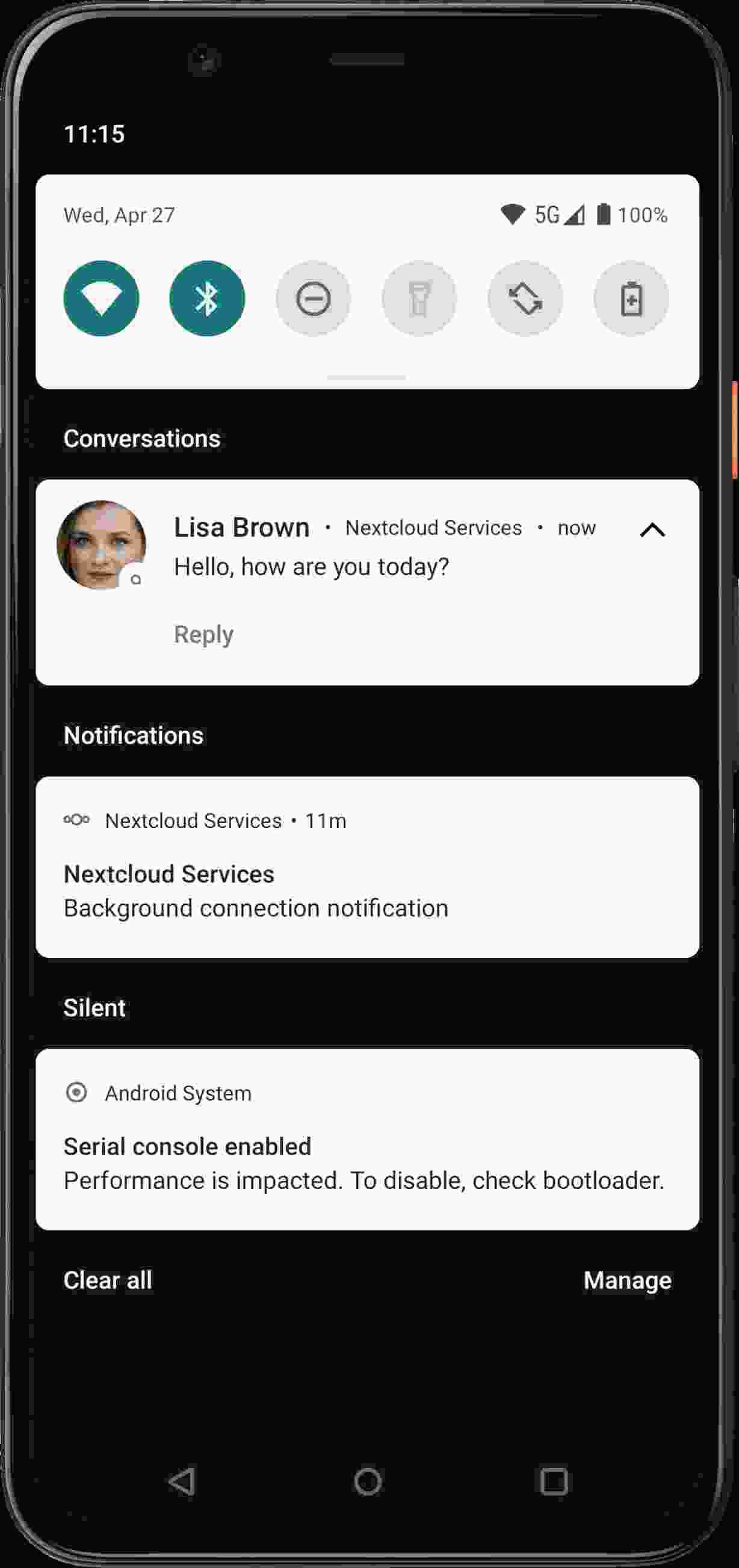 NextcloudServices screenshot
