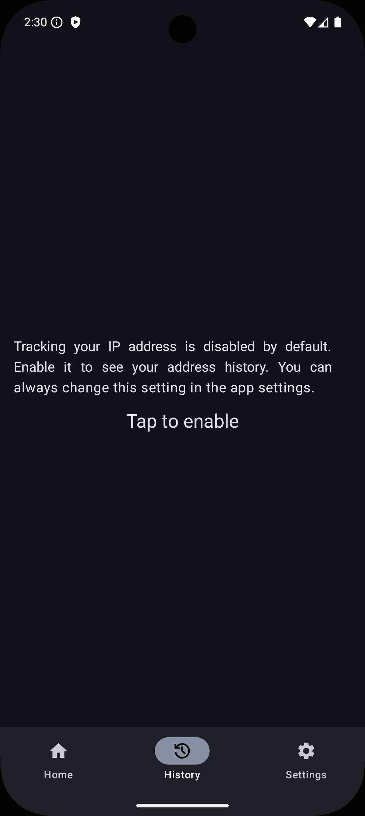 Find my IP screenshot