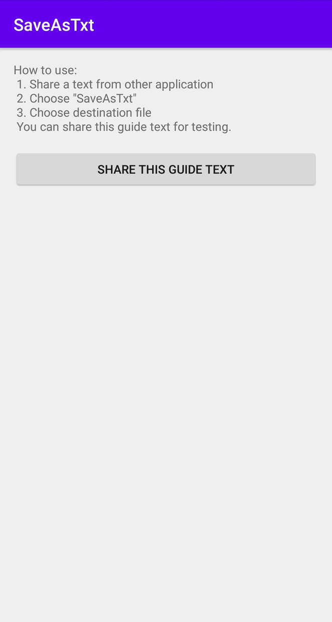 SaveAsTxt screenshot