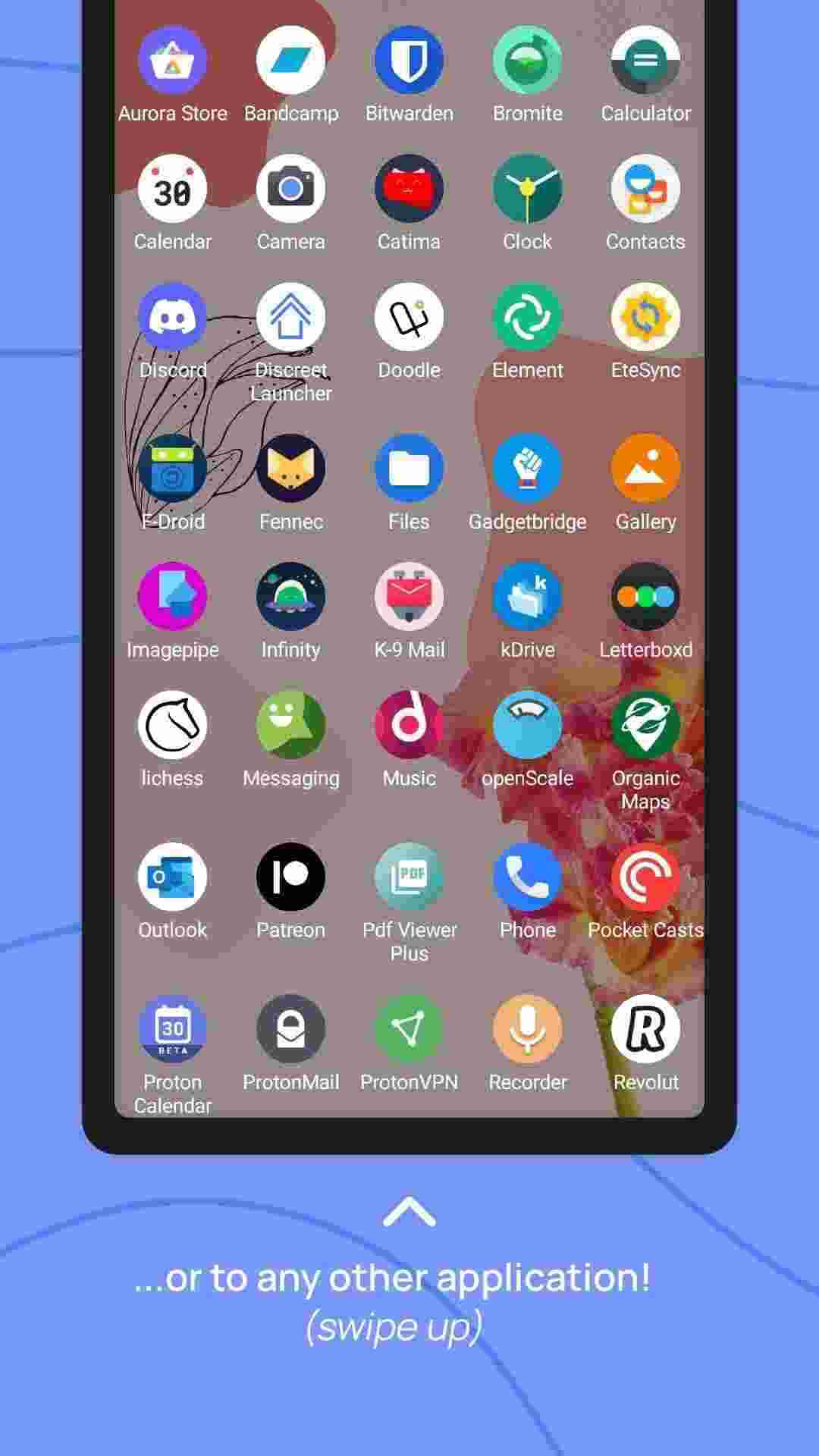 Discreet Launcher screenshot