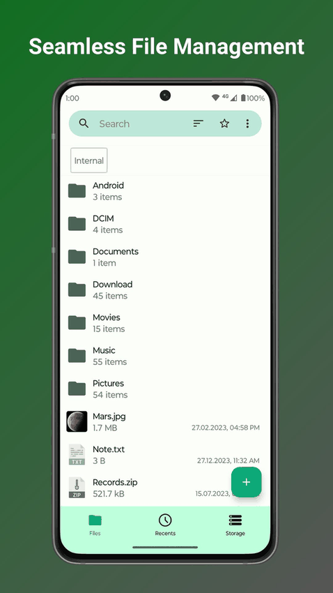 Fossify File Manager screenshot