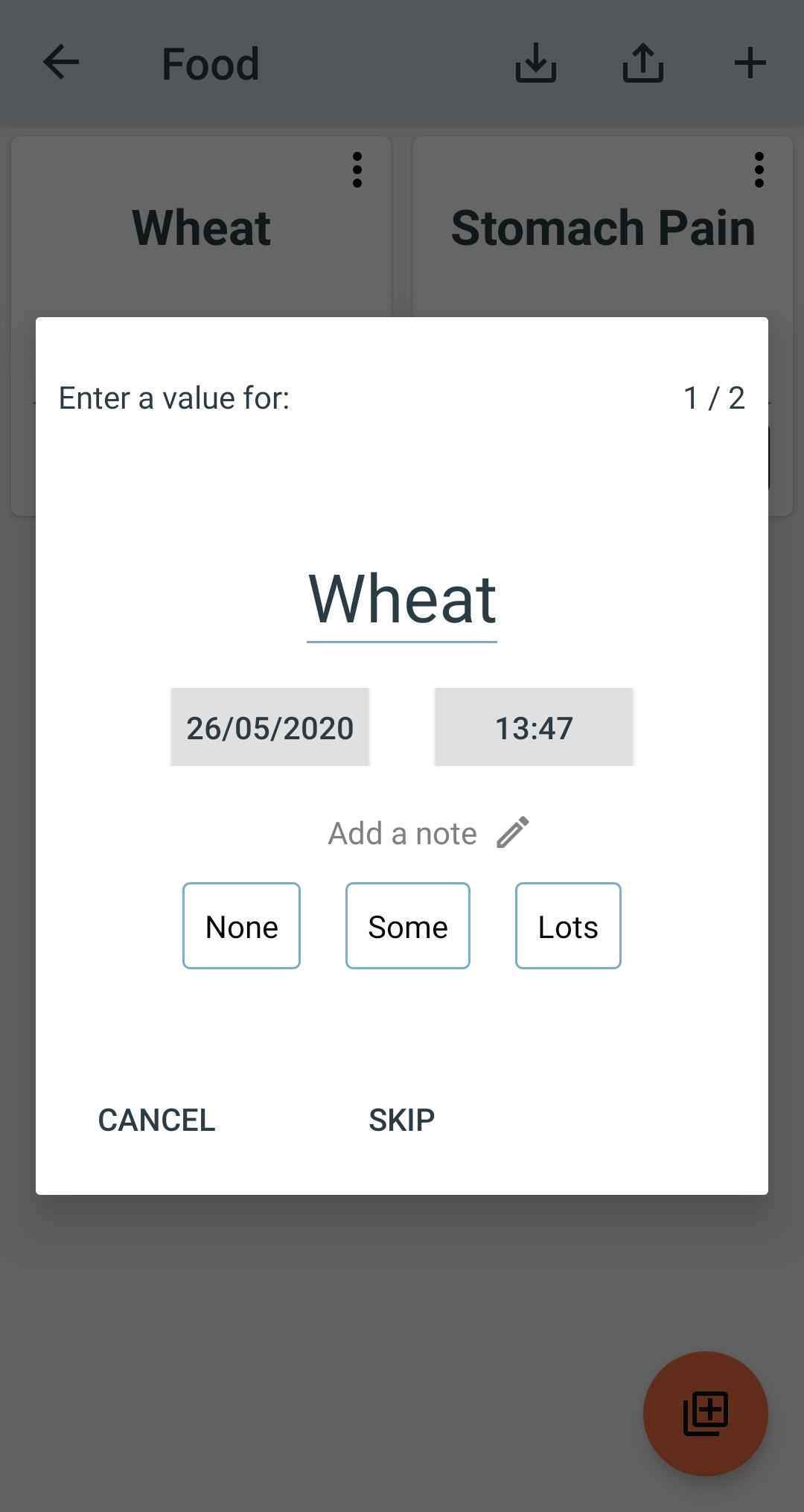 Track Graph screenshot
