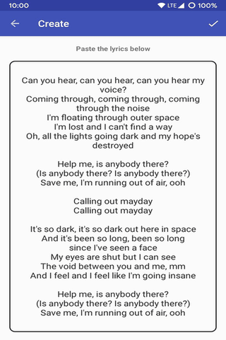 LRC Editor screenshot