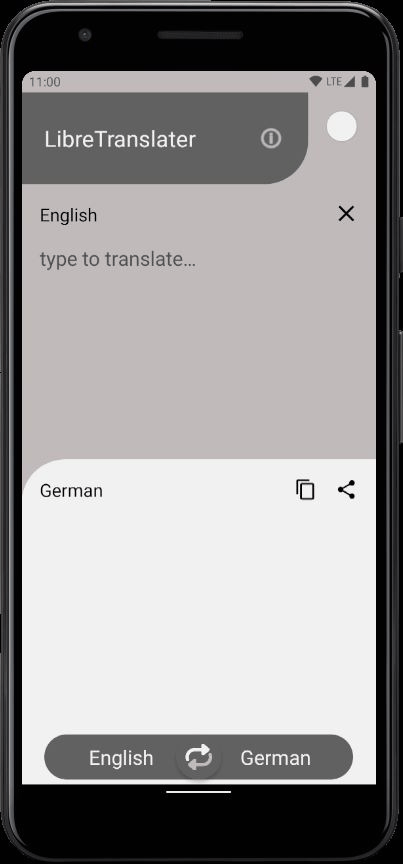 LibreTranslator screenshot