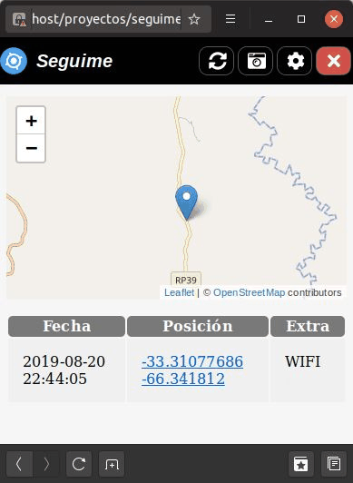 Seguime screenshot