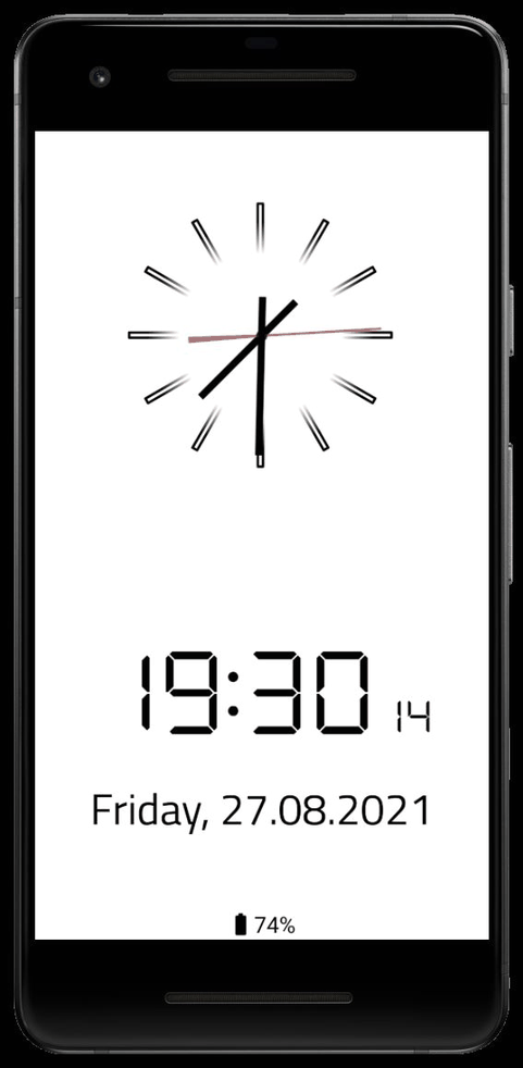 Clock Screensaver screenshot