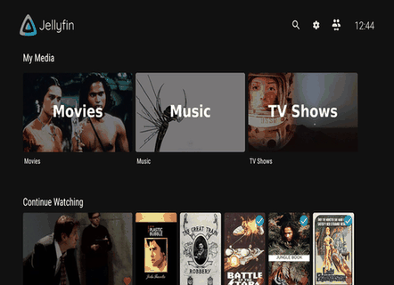 Jellyfin for Android TV screenshot