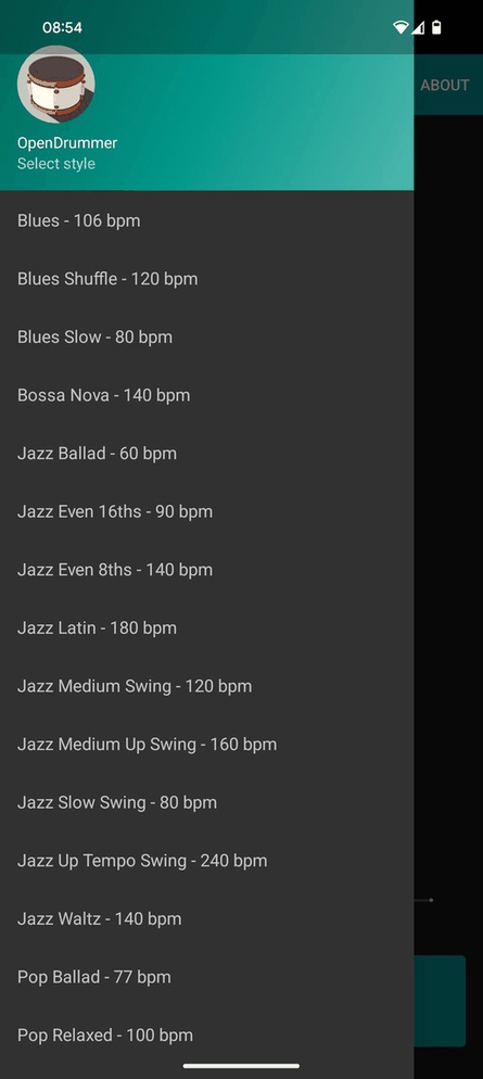 OpenDrummer screenshot