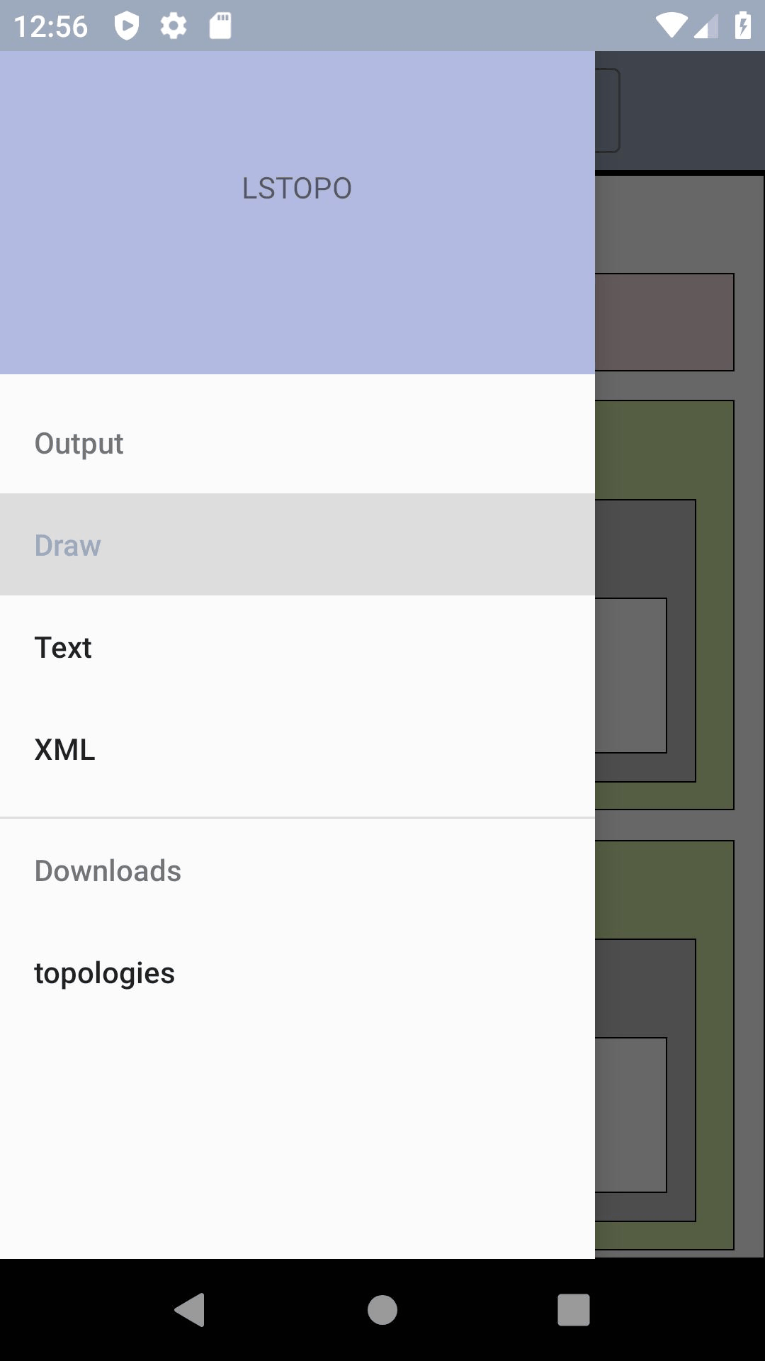 hwloc lstopo screenshot