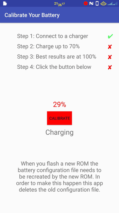 NoAd Battery Calibrator [ROOT] screenshot