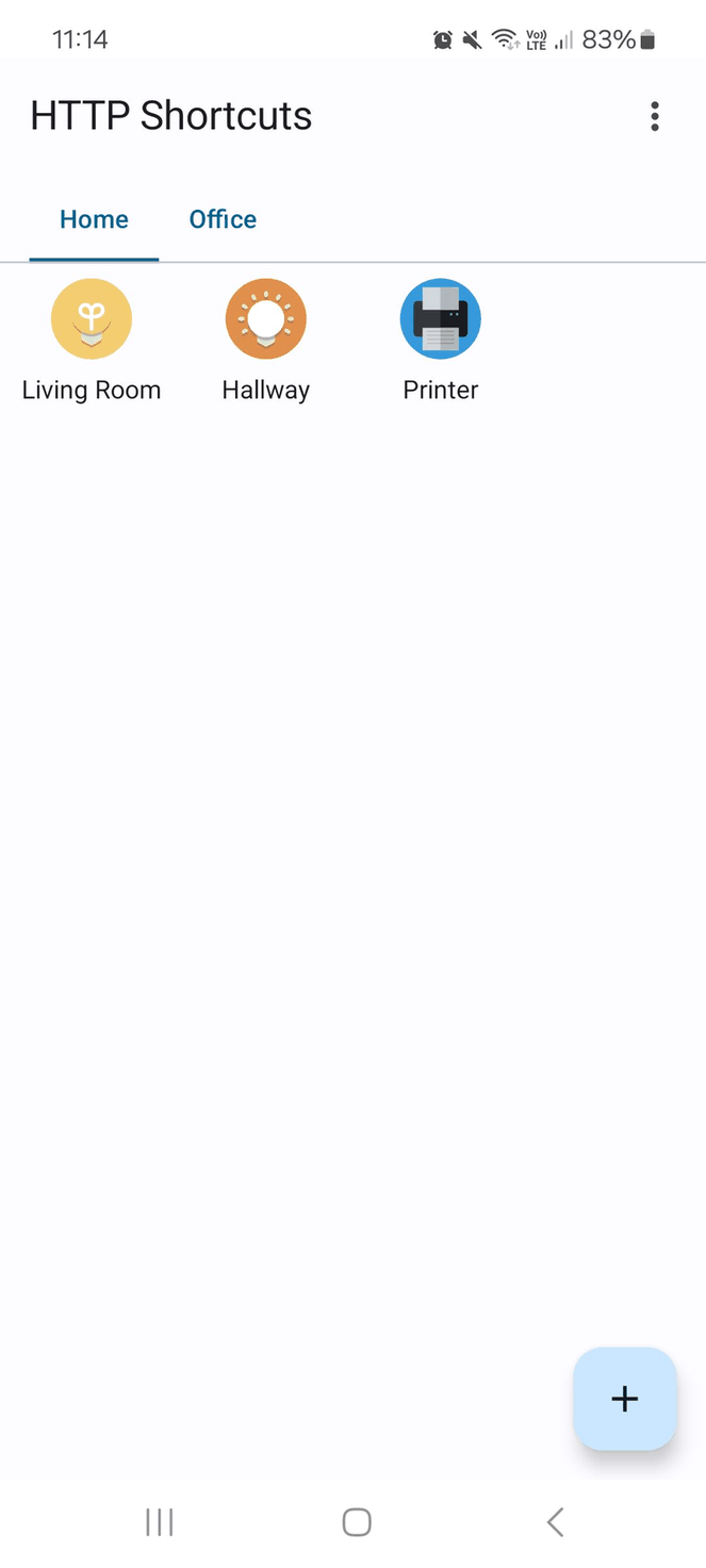 HTTP Request Shortcuts screenshot