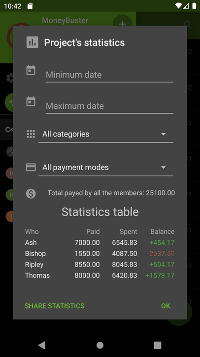 MoneyBuster screenshot