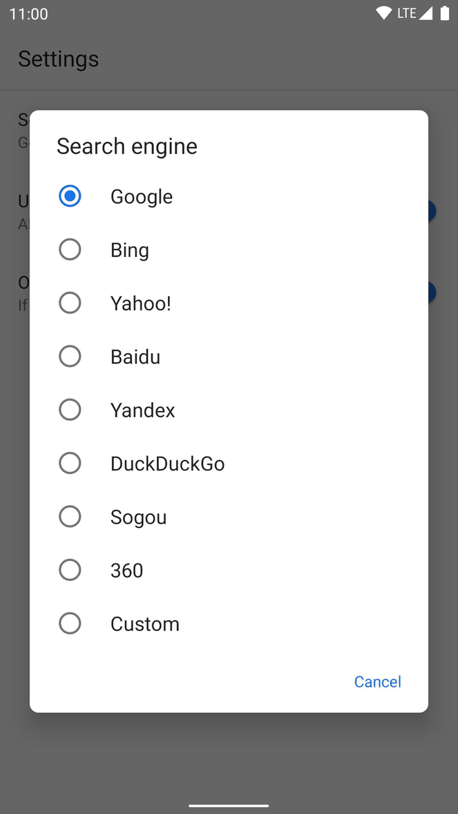Select Text to Search screenshot