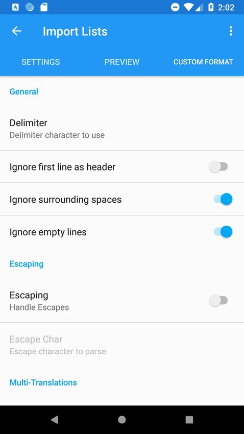 VocableTrainer screenshot