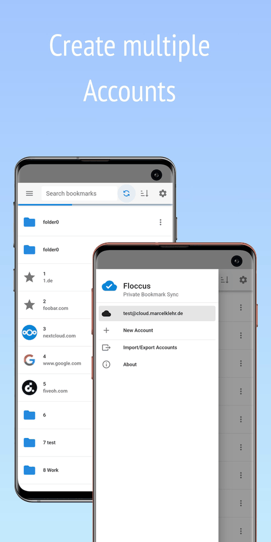 floccus bookmark sync screenshot