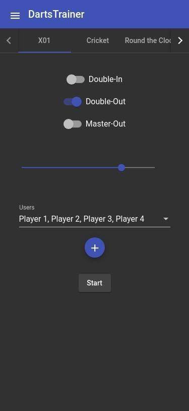 DartsTrainer screenshot