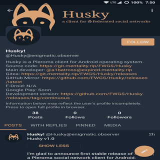 Husky screenshot