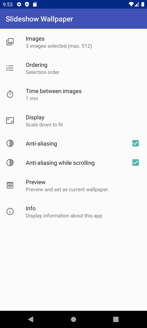Slideshow Wallpaper screenshot
