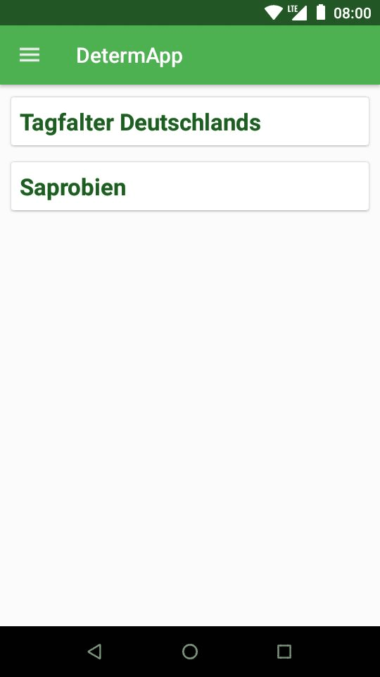 DetermApp screenshot