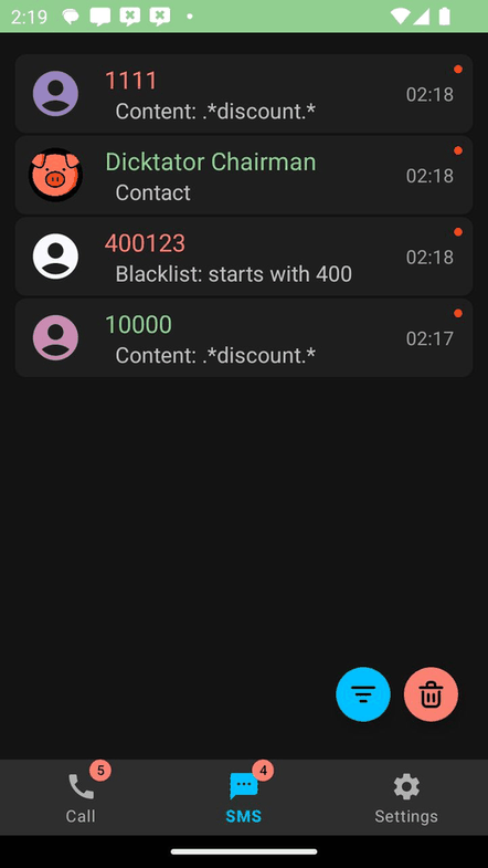 SpamBlocker (Call SMS) screenshot