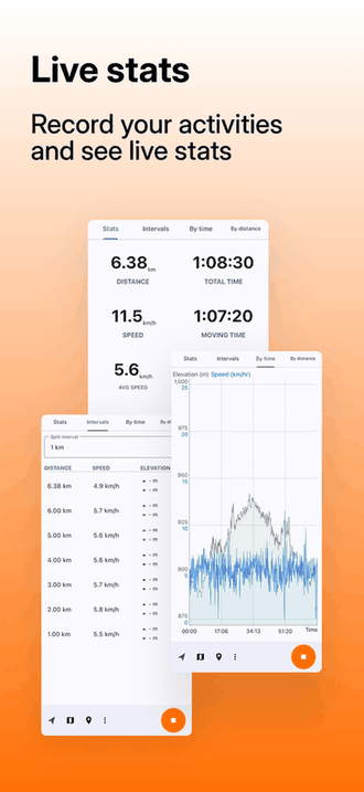 OpenTracks (Reproducible build) screenshot