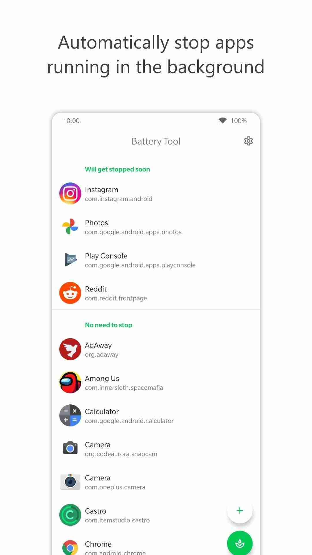 Battery Tool | Hibernate Unused Apps screenshot