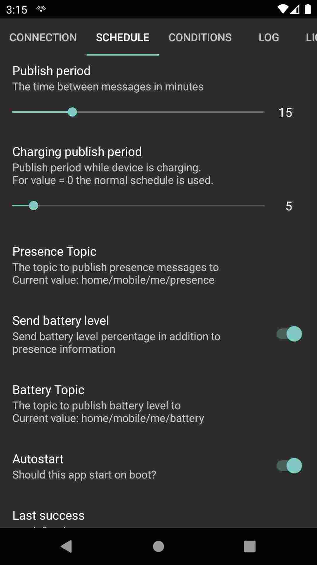 Presence Publisher screenshot