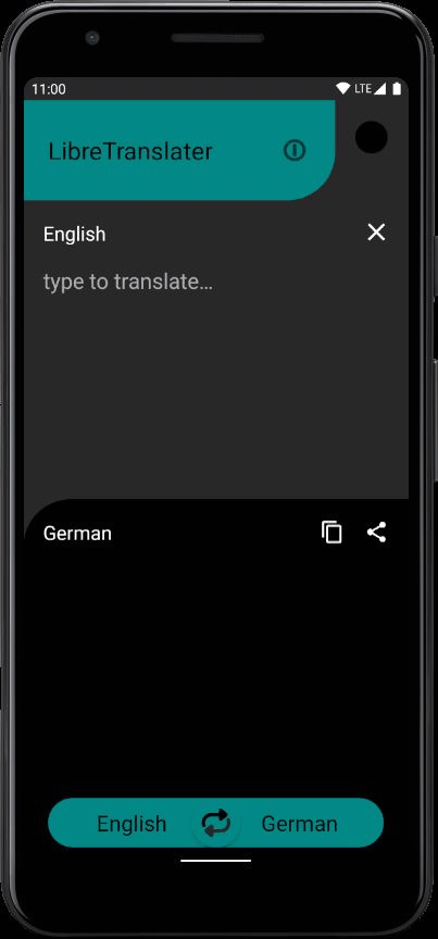 LibreTranslator screenshot