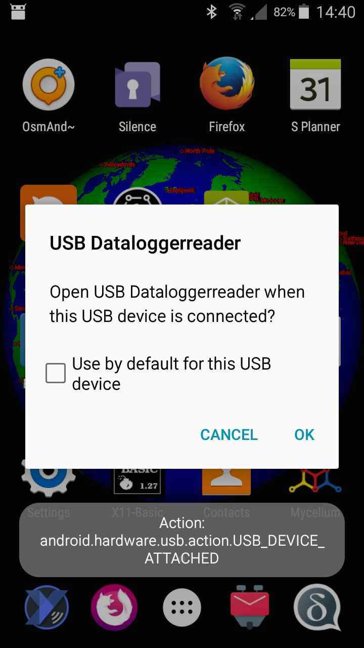 USB-Dataloggerreader screenshot