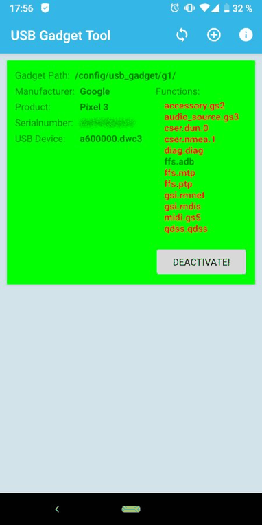 USB Gadget Tool screenshot