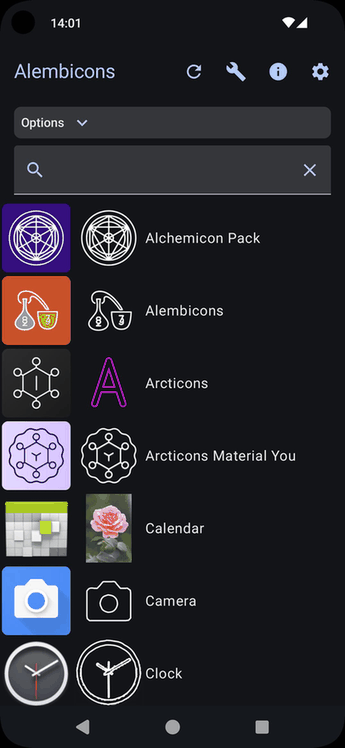 Alembicons screenshot