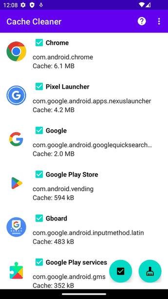 Cache Cleaner screenshot
