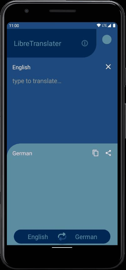 LibreTranslator screenshot