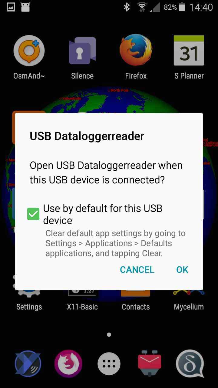 USB-Dataloggerreader screenshot