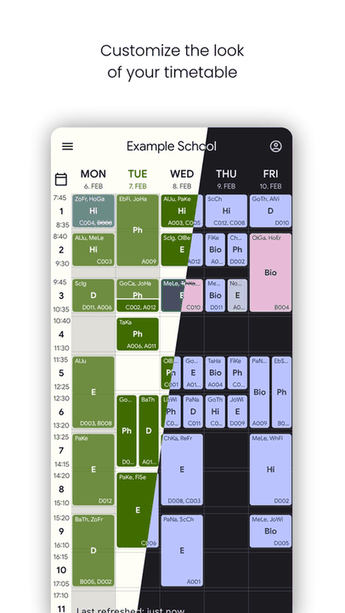 BetterUntis screenshot