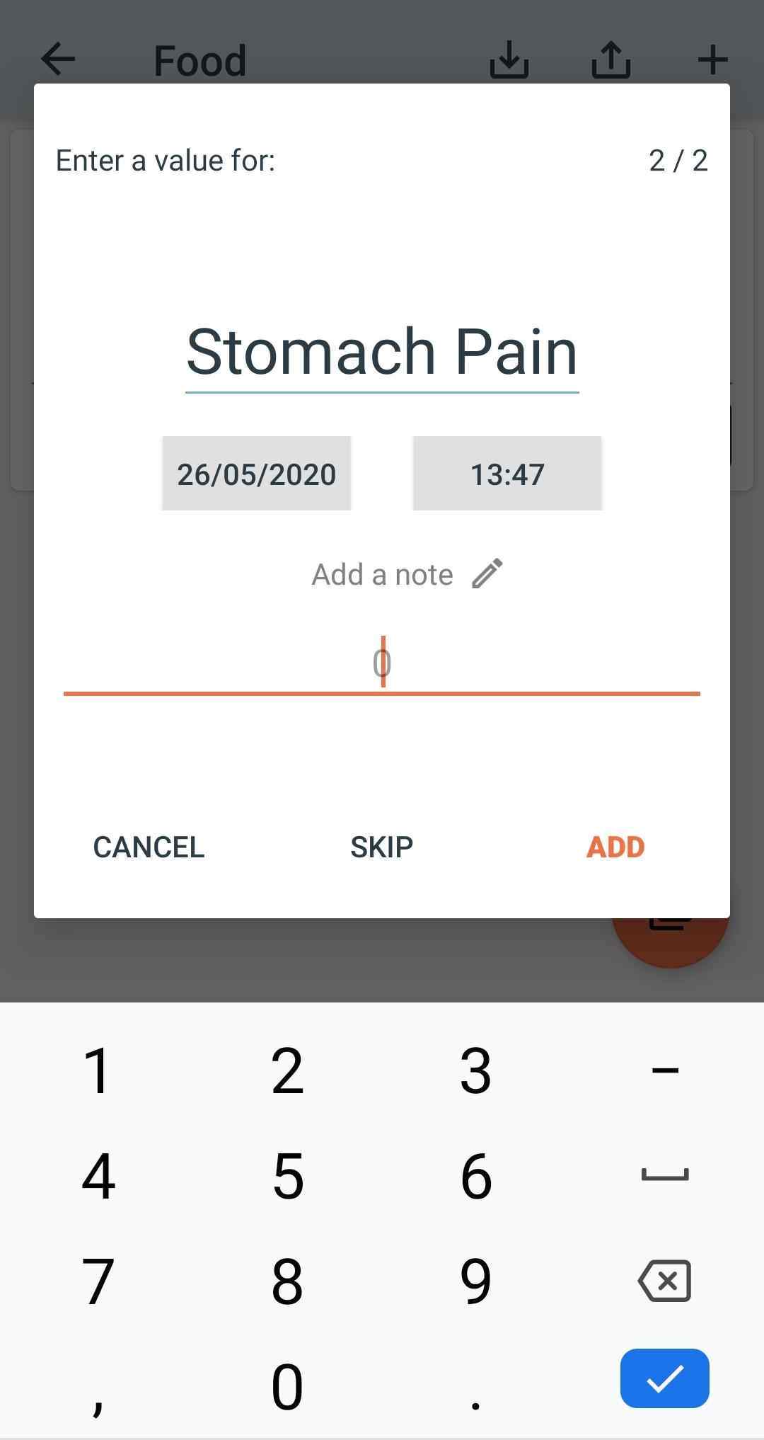 Track Graph screenshot