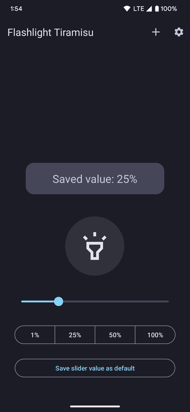 Flashlight Tiramisu screenshot